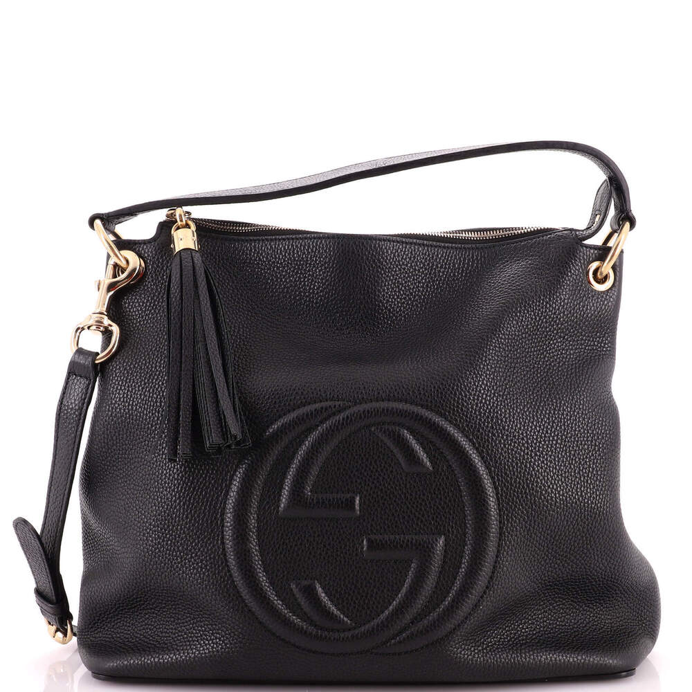 Gucci Large Soho Convertible Hobo Leather